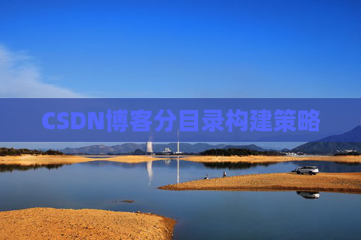 CSDN博客分目录构建策略